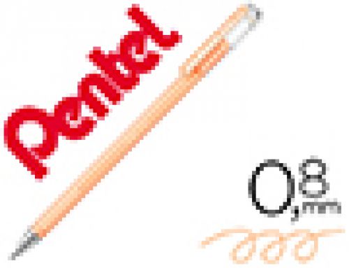 Roller pentel k108 laranja pastel 0,8 mm , Pentel , 154497 , 0884851039712